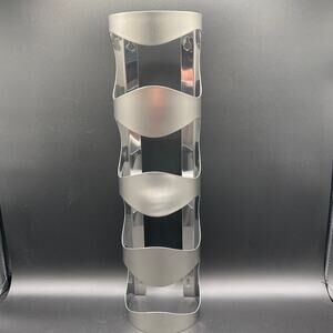 New Ikea Vurm Brushed Stainess Steel 4-bottle Wine Rack #21152